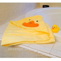 Serviette de bain pour bébé, 100% coton doux canard animal bébé capuche serviette bambou doux organique antibactérien, hypoallergénique